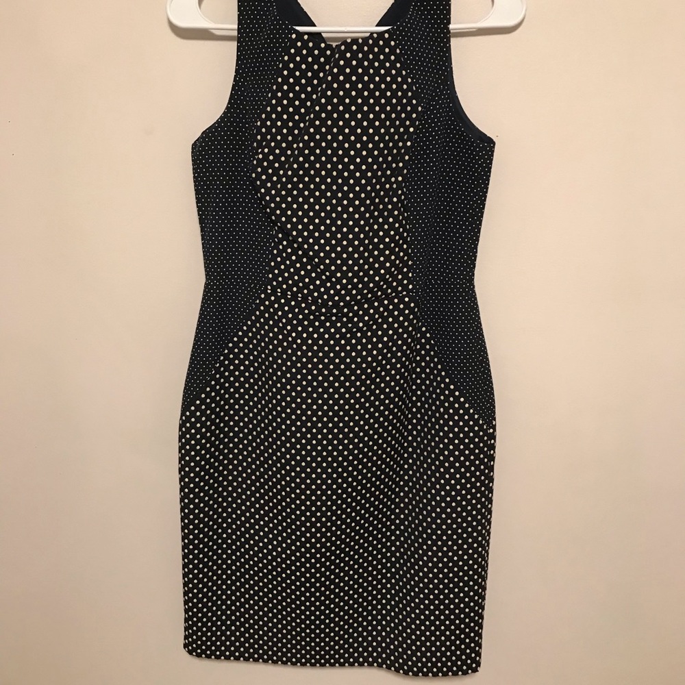 Banana Republic Sleeveless Polka Dot Dress (Sz 2)